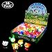 Mikulala Party Favors For Kids LED Jelly Light Up Rings Toys Bulk Glow In The Dark Party Supplies with 100 Glow Stars & 36 Bumpy Rings (9 Color 9 Shape)