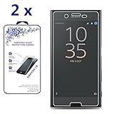 [2-Pack] for Sony Xperia X Compact Tempered Glass, Nacodex HD Premium 0.26mm 2.5D Tempered Glass Screen Protector Film ([2-Pack] for Sony Xperia X Compact)
