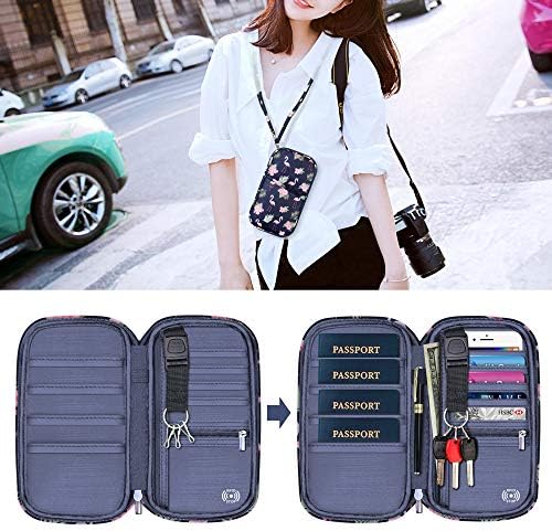 RFID Family Passport Wallet Holder Waterproof, Travel Document Organizer Credit Card Clutch Bag for Men Women 2 RFID Family Passport Wallet Holder Waterproof, Travel Document Organizer Credit Card Clutch Bag for Men Women
