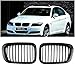 Heart Horse Front Kidney Grille Grill for 1998-2001 BMW 3 Series E46 320i 323i 325i 328i 330i Sedan 4-Door Replacement (Matte Black)