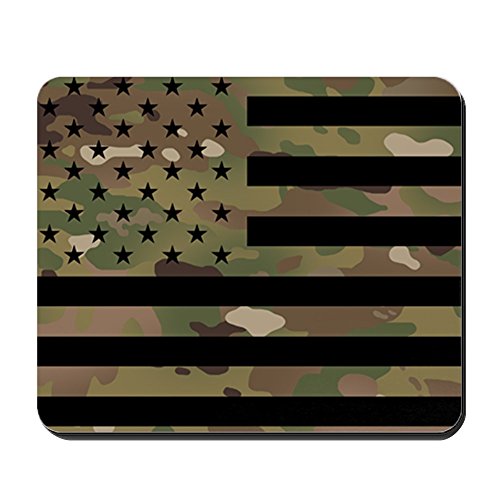 CafePress - U.S. Flag: Military Camouflage - Non-slip Rubber Mousepad, Gaming Mouse Pad