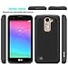 LG K7 Case, LG Tribute 5 Case, LG Treasure Cover Accessories - OEAGO Shock-Absorption Dual Layer Defender Protective Case Cover for LG K7 / LG Tribute 5 / LG Treasure LTE - Black