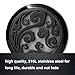 2PCS Car Diffuser Aromatherapy Essential Oil Vent Clip Stainless Steel Black Locket Tree of Life and Cloud with 10 Felt Pads for Men Women