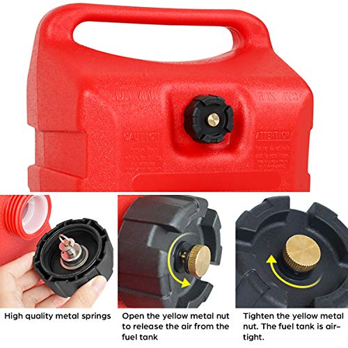 Tnegchang 14 Gallon Portable Gas Can, Gasoline Standard Container