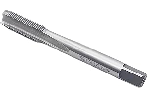 HIM1MY Metric Thread Tap, M10 X 1.0 HSS Machine Right Hand Thread Tap M10 X 1.0mm