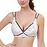 Lataly Women Wirefree Comfort Maternity Nursing Bra Sleep Breastfeeding Brassiere
