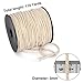 Blisstime Macrame Cord 3mm X 110Yards |Natural Cotton Macrame Rope|3 Strand Twisted Cotton Cord | Soft Undyed Cotton Rope for Decorative Projects (3mmx100m(About 110 yd))