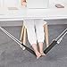 JUN-Q Canvas Foot Rest Desk Hammock,Mini Office Under Desk Foot Rest Stand Foot Hammock, Adjustable Desk Feet Hammock (Black)
