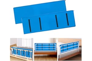 AOSSA Hospital Bed Rail Covers, Bed Rail Padding, Foam Bumper Pads for Elderly Adults Safety, Medical Bedrail Padded Cushion for Seniors, Disabled or Handicapped, Bed Railing Cover (48 x15 x 0.8)