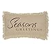 VHC Brands Christmas Holiday Throws-Seasons Greetings Red 10