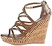 Not Rated Women's Blue Sea Wedge Sandal