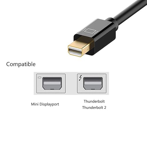 Anbear Mini Displayport to HDMI Adapter Thunderbolt to HDMI Cable