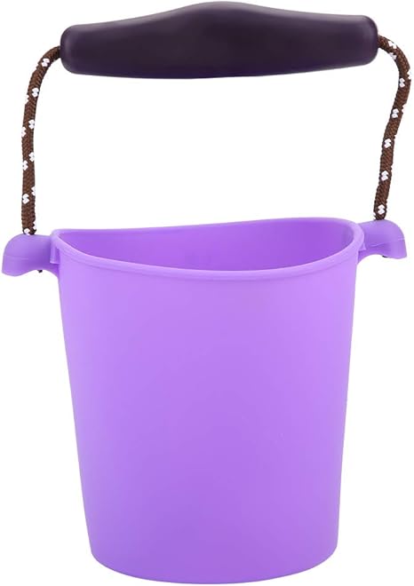Amazon Co Jp シリコンバレル 折りたたみ式 シリコン バケット 多機能 ウォーターバケット 子供 水遊び用 砂遊び アウトドア用 ソフト 洗い桶 コンパクト 水汲みバッカン 海 1 5l 4色 紫 ホーム キッチン