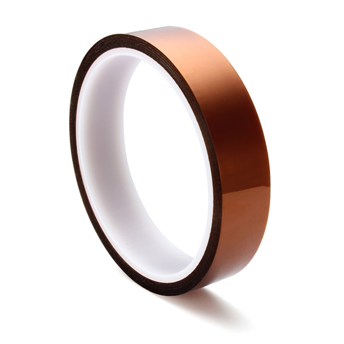 Youmile 5 Size 5mm 10mm 20mm 30mm 50mm 30m/100ft BGA High Temperature Film Heat Resistant Polyimide Kapton Tape Gold Resisting Sticky