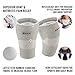 MAVA Knee Support for Women and Men: Reflexology Knee Brace, Joint Pain Relief, Arthritis & Recovery. Non-Slip Design and Enhanced Circulation (Grey, X-Large)