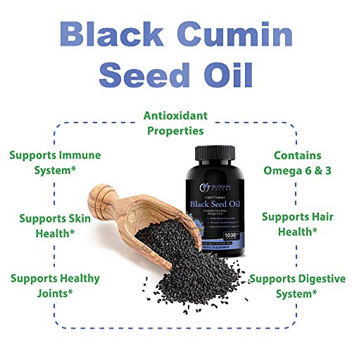 Black Seed Oil Capsules 1000mg Premium Black Cumin Seed Oil Capsules