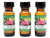 Hawaiian Tropic 3 Bottles 1/2 Fl Oz Each (15ml) Premium Grade Scented Fragrance Oil By Crazy Candles (Coconut Nectar and Banana Scent)