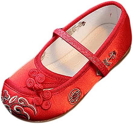 YIBLBOX Chinese Traditional Flower Embroidered Shoes Dancing Ballet Flats Loafers Oxfords Sole Mary Jane