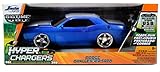 Jada Toys HyperChargers 2012 Dodge Challenger BTM Remote Controlled Vehicle (1:16), Blue