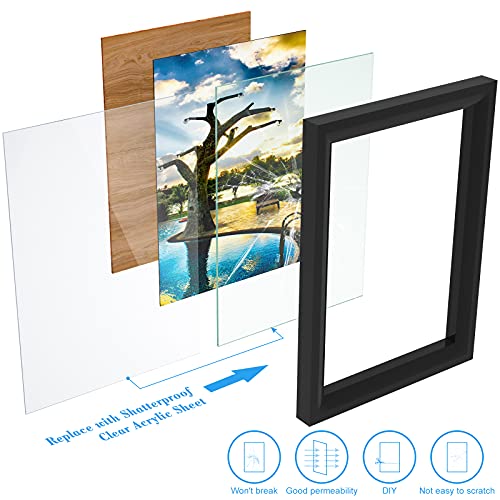 15 Pack Of 4x6 Inch Acrylic Sheet/Plexiglass Sheet Thickness 0.040,Used