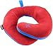 BCOZZY Kids Chin Supporting Travel Pillow for 3-7 Y/O -Stops The Head from Falling Forward– Comfortable Road Trip Essential. Soft, Washable, Small Size, Red