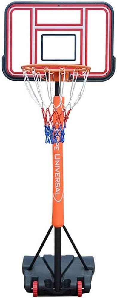 YFFSS Basketball Hoop Portable Adjustable Height Poolside Basketball Stand System for Youth Kids Teenagers Indoor Outdoor with 21" Width PVC Backboard