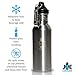 Joe Cooler Stainless Steel Beer Bottle Insulator - 2 Pack - with Opener - Keeps Beer Colder - Universal - Fits Most 12 oz Beer, Cider, Soda Bottles - BPA free Neoprene sleeve