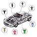 EZYKOO 550 pcs Universal Fastener Clips, Mixed Color Bumper Rivet kit Compatible with GM Ford Toyota Honda etc with 6