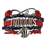 Cleveland Indians Bracelet, Cleveland Indians Jewelry and Perfect Baseball Bracelet