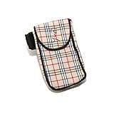 Woofhoof Large Plaid On The Leg Cell Phone Mobile Holder for The Leg/Calf - for Equestrian, Jogger, Hiker or Motorcycle, fits Phone Size 6.5