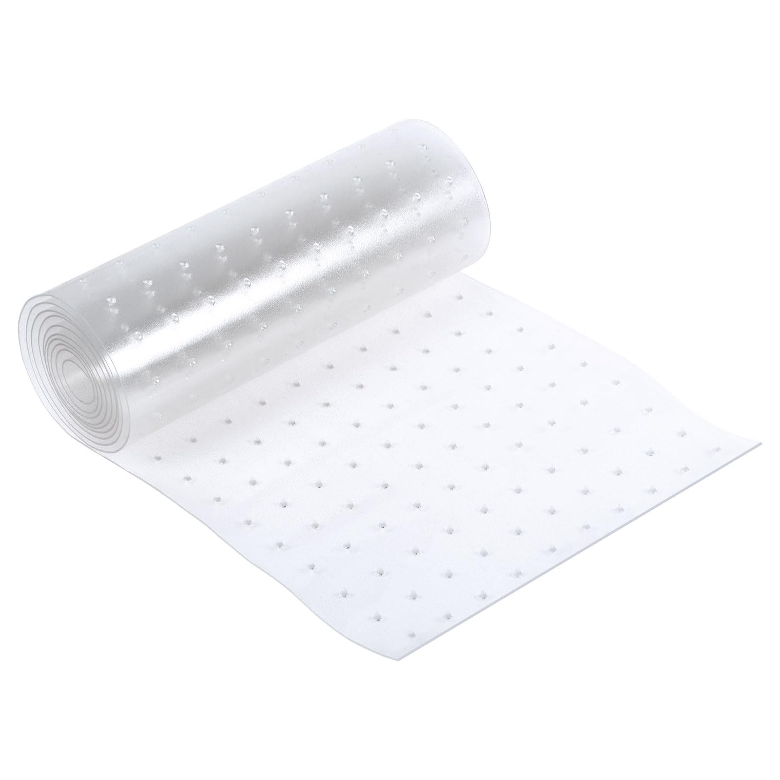 Photo 1 of uxcell Cat Carpet Protector, 8.2Ft Long x 12.2 Inch Width Plastic Pet Scratch Stopper for Carpet, Easy to Cut, Non-Slip Floor Runner from Scratching Rugs at Doorway, Clear