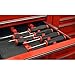 Ernst Manufacturing 6040 No-Slip Low-Profile Screwdriver Rail Set, 14 Tool, Red