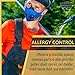 FIGHTECH Dust Mask | Mouth Mask Respirator with 4 Carbon Filters for Pollution Pollen Allergy Woodworking Mowing Running | Washable and Reusable Neoprene Half Face Mask (M/BLK)