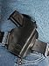 New Barsony Black Leather Pancake Gun Holster for Mini/Pocket 22 25 32 380