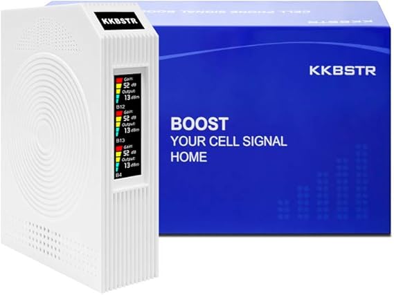 Kkbstr Cell Phone Signal Booster B2 B4 B13 Tri Band Cellular Amplifier For Home And Office