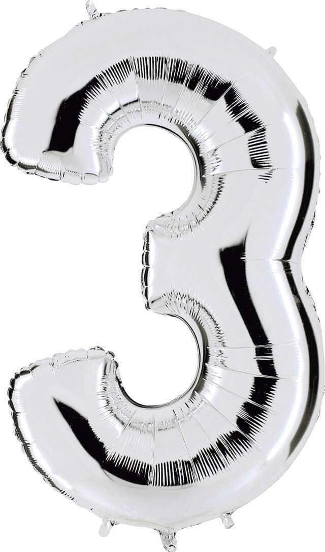 Grabo Number 3 Superloon Single Pack, Length- 40 Inch, Colour- Silver