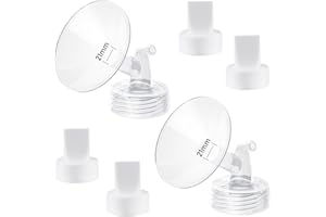 21mm Flange and Duckbill Valve Compatible with Spectra S1 Spectra S2 Spectra9 Plus Synergy Gold Breast Pump,Spectra Pump Part