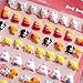 6 Sheets DIY Cute Cartoon Kawaii Cool Art Assortment Animals Zoo 3D Puffy Decorative Diary Album Calendar Adhesive Stickers Scrapbooking Craft For Kids School Boys Girls Journal
