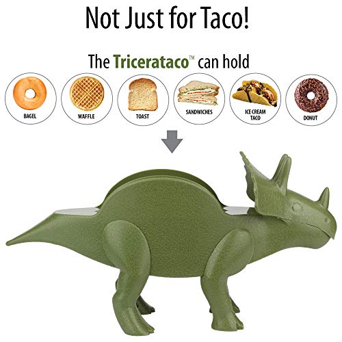 Funwares-TriceraTaco-Ultimate-Dinosaur-Stand-Holds-2-Top-Rated-Novelty-Taco-Holder