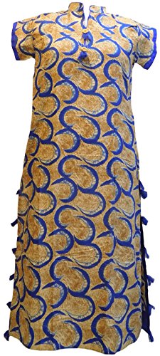 Smsaree Stylish & Designer Premium Quality Cotton Kurti Cotton Kurti For Women (Yellow)