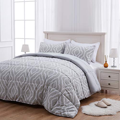 SEMECH King Size Down Comforter Set, Down Alternative Bedding Comforter