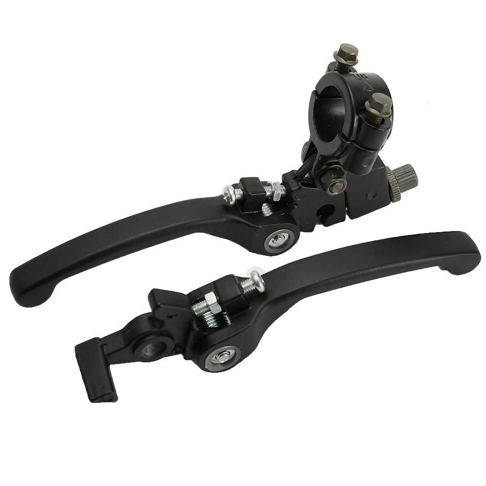 Samfox Handlebar Clutch, Brake Folding Snap Lever for CRF IRBIS Apollo Xmotos KAYO BSE Pit Dirt Bike（1Pair）