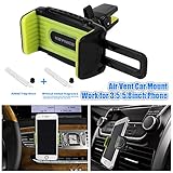 Car Mount,Keynice Car Mount Holder with Perfume Set, 2 –in-1, Air Vent Car Mount Cradle 360 Rotation for iPhone 7 7 plus 6 6plus 6s 6splus 6 5s 5c 4s and all 3.5-5.8inch smartphones
