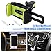 Car Mount,Keynice Car Mount Holder with Perfume Set, 2 –in-1, Air Vent Car Mount Cradle 360 Rotation for iPhone 7 7 plus 6 6plus 6s 6splus 6 5s 5c 4s and all 3.5-5.8inch smartphones