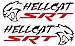 Hellcat SRT Pair Decal 8