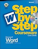 Microsoft Word Version 2002 Step by Step Courseware Core Skills, , 0072955228