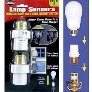 Image of 2 Automatic Lamp Sensors Dusk to Dawn Security Light Switch System Socket NEW