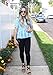 MakeMeChic Women's Ruffle Hem Floral Blouse Short Sleeve Babydoll Top 1-Blue L