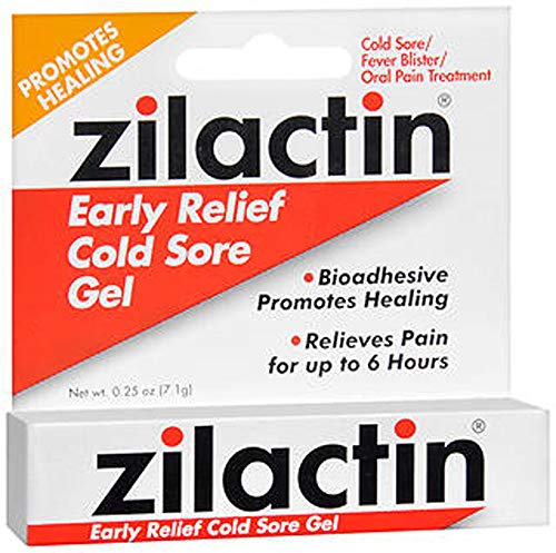 Zilactin Blairex Cold Sore Gel, 0.25 oz by Blairex (Pack of 3)