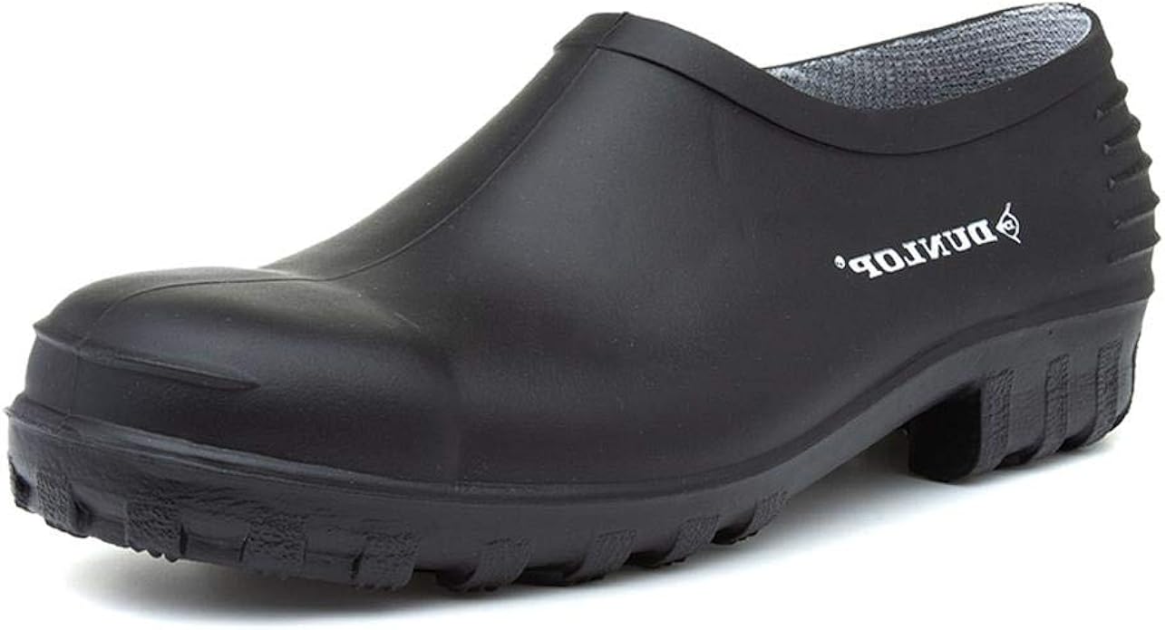 Dunlop Mens Black Garden Welly Shoe 814P Size 12 UK Black Amazon